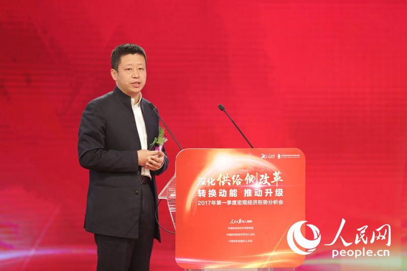 中國新供給經濟學50人論壇副秘書長、諾亞控股有限公司首席研究官 金海年（攝影：王子候）